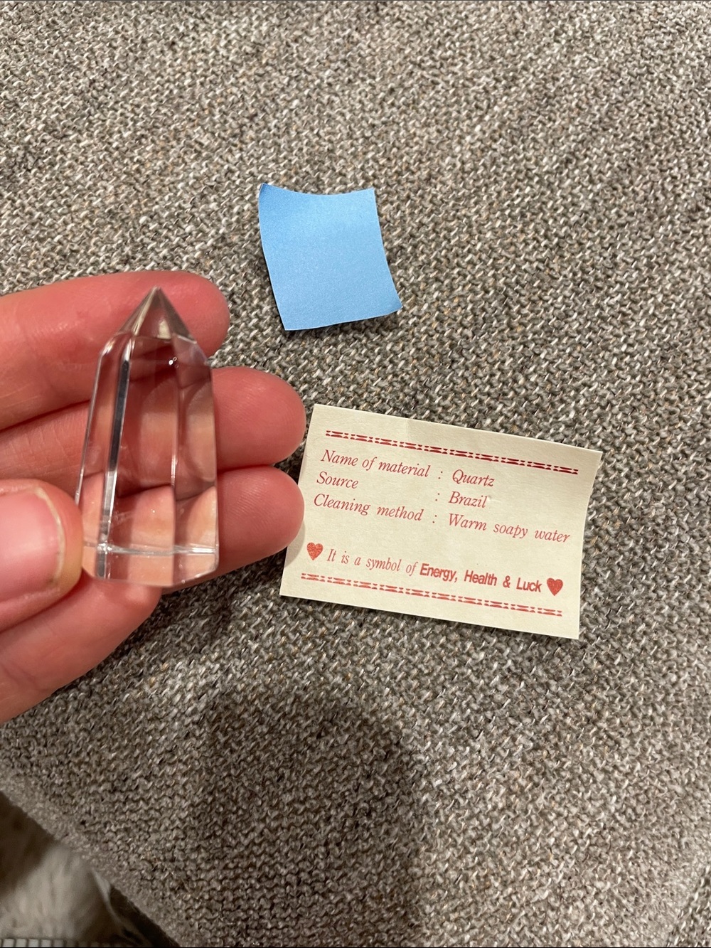 Clear Quartz Crystal Point